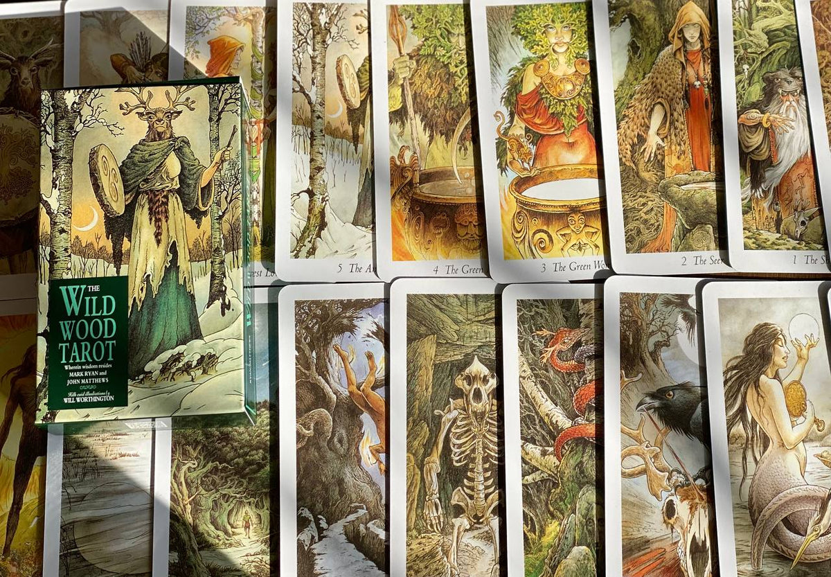 Wild Wood Tarot Deck with Wooden Box & Spread Board