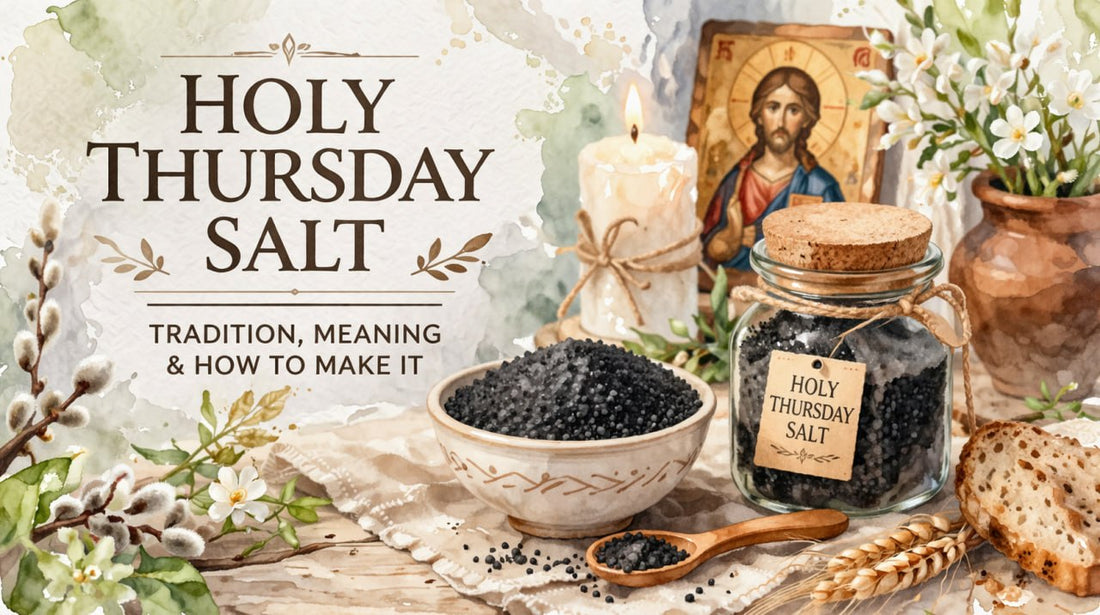 Holy Thursday Salt: Tradition, Meaning, and How to Make Black Salt at Home