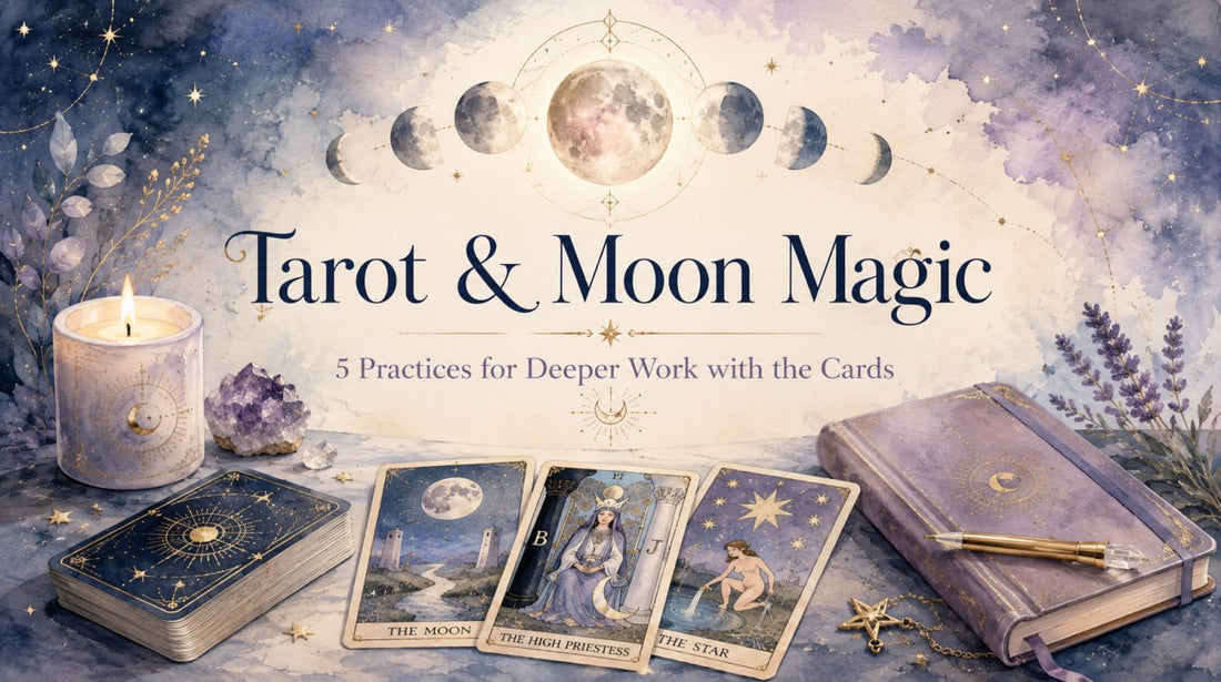 Tarot and Moon Magic: 5 Practices for Deeper Work with the Cards