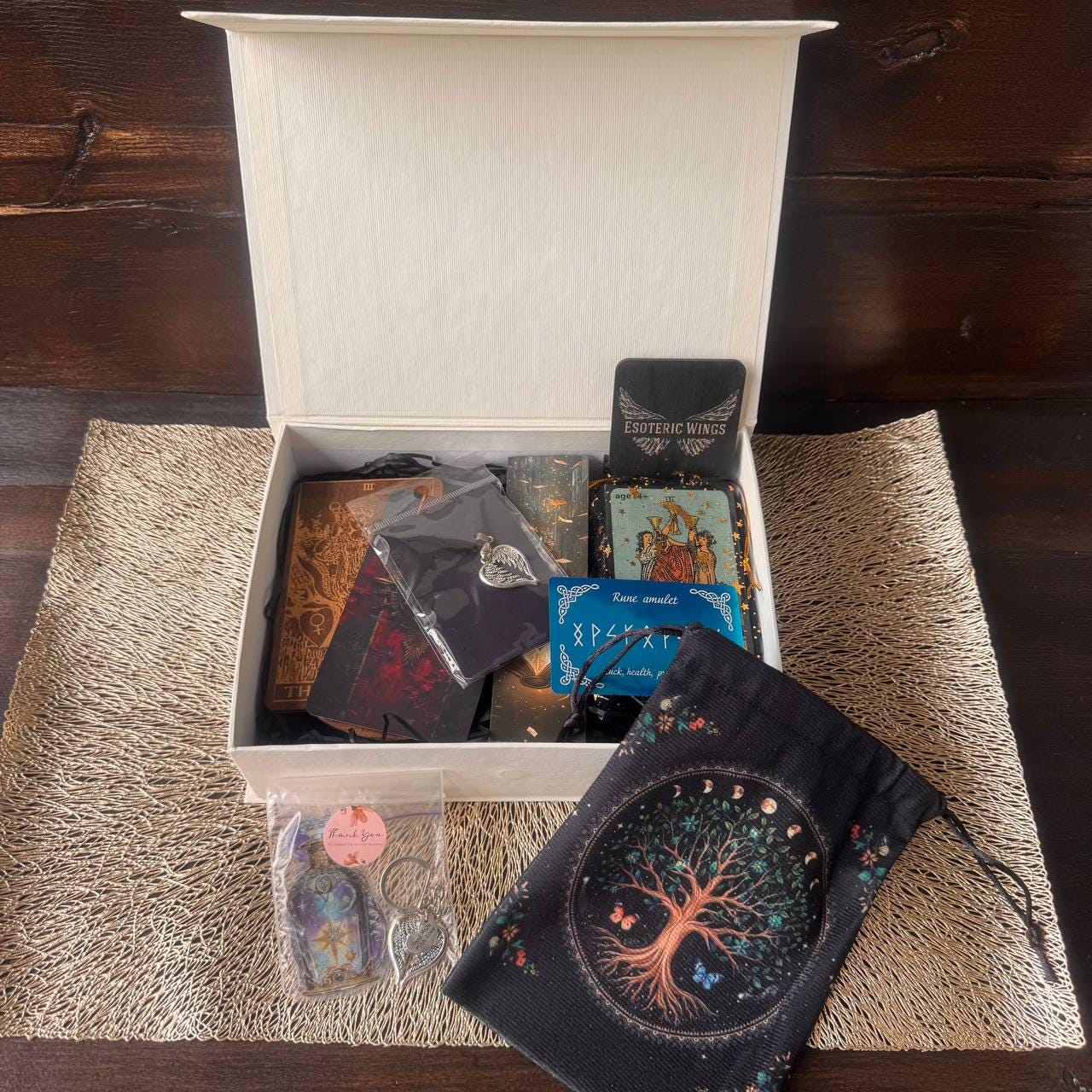 Esoteric Mystery Box | Handcrafted Witchcraft Surprise Box & Tarot Gift Set Collection