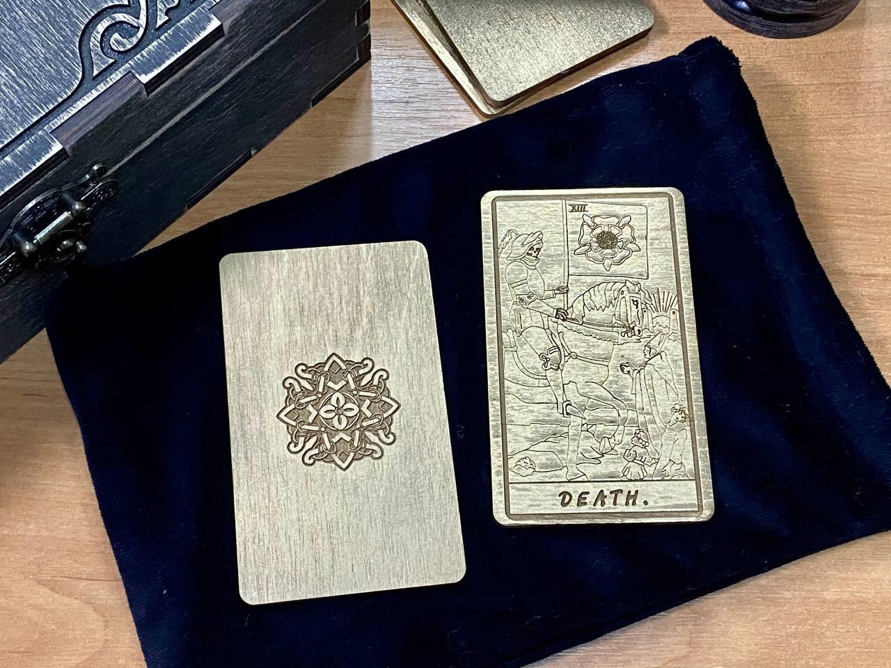 Card of the Day Wooden Tarot Rider–Waite–Smith Daily Guidance Card