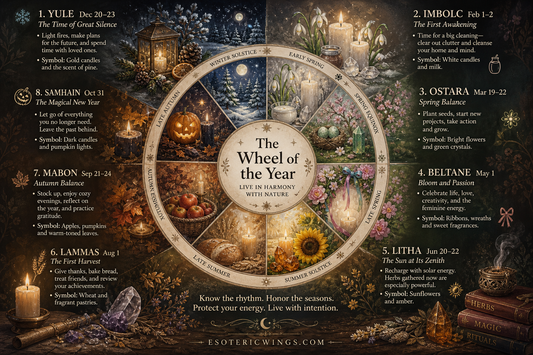 Wheel of the Year Digital Cards – 9 Pagan Sabbat Guides