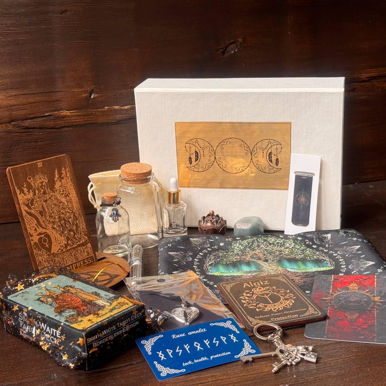 Esoteric Mystery Box | Handcrafted Witchcraft Surprise Box & Tarot Gift Set Collection