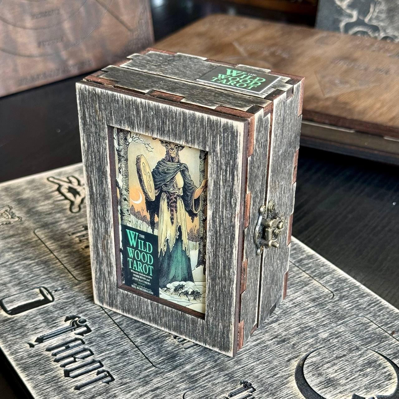 Wild Wood Tarot Deck with Wooden Box & Spread Board