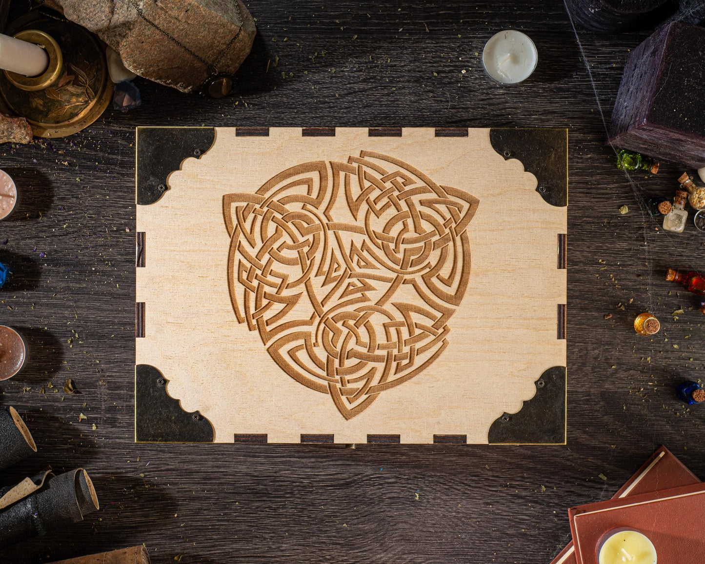 Personalized Wooden Storage Box – Engraved Keepsake Chest, Custom Gift Box