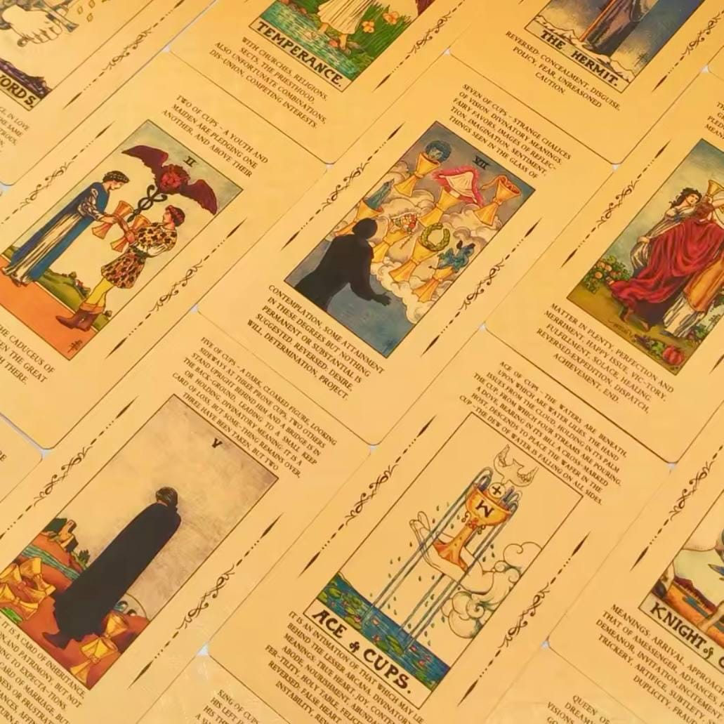 Beginner Tarot Deck with Upright & Reversed Card Meanings