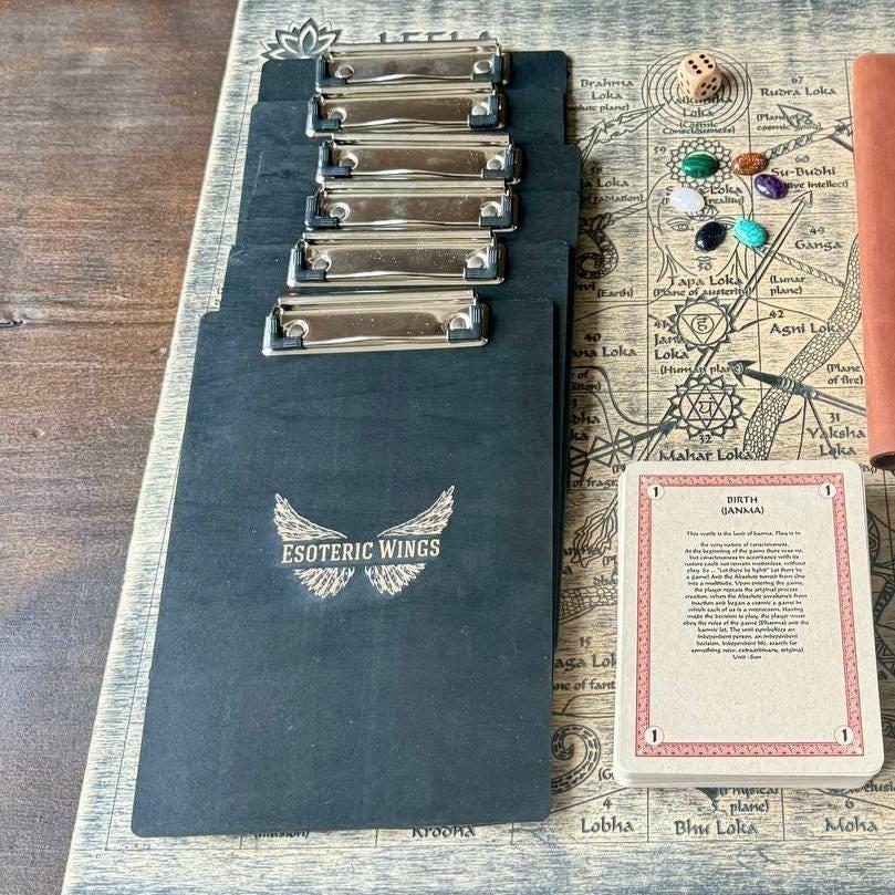 Wooden Leela Game – Spiritual Board Game | Mindfulness Meditation Tool Set