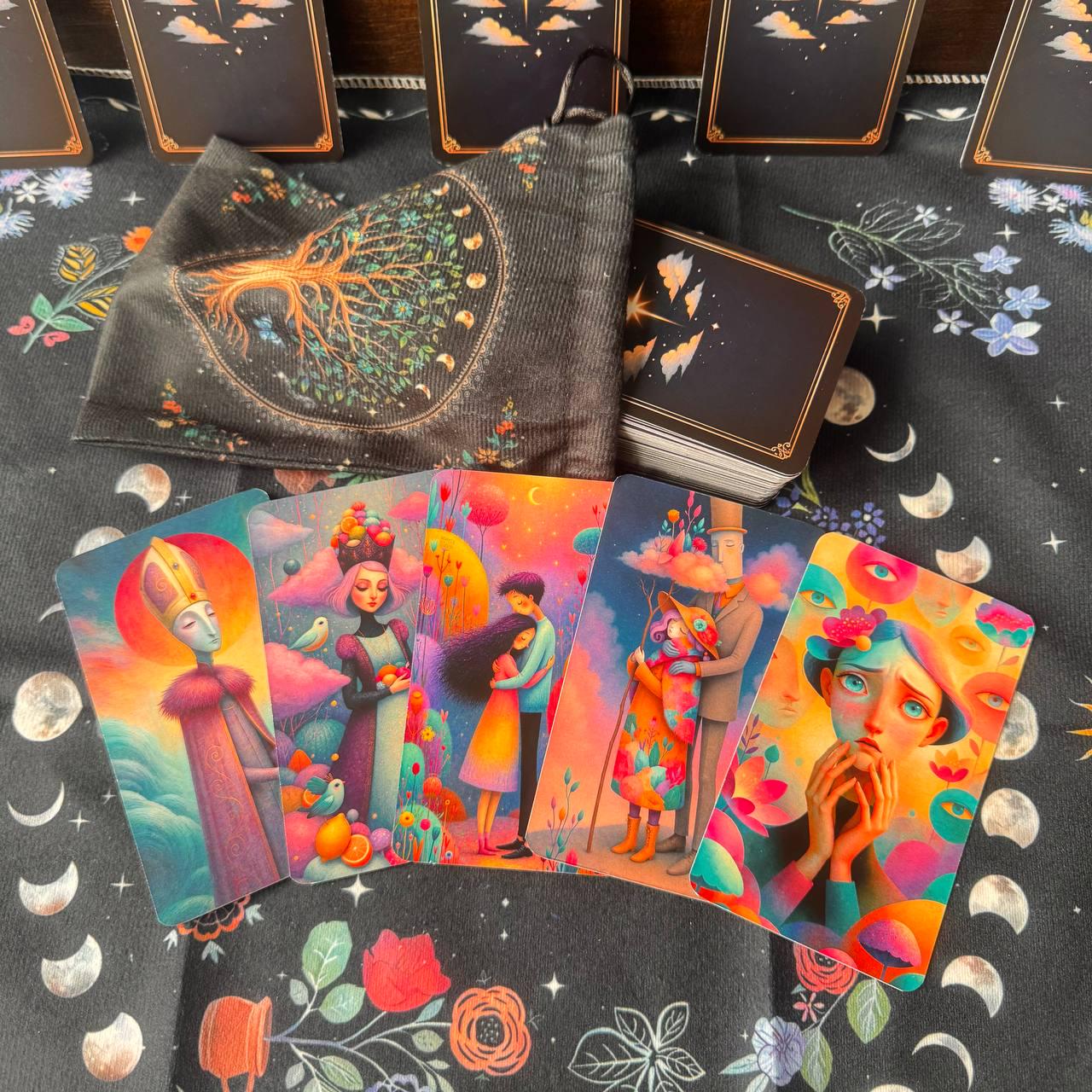 Metaphorical Association Cards | Counseling Support Cards and Art Therapy Deck for Group Work