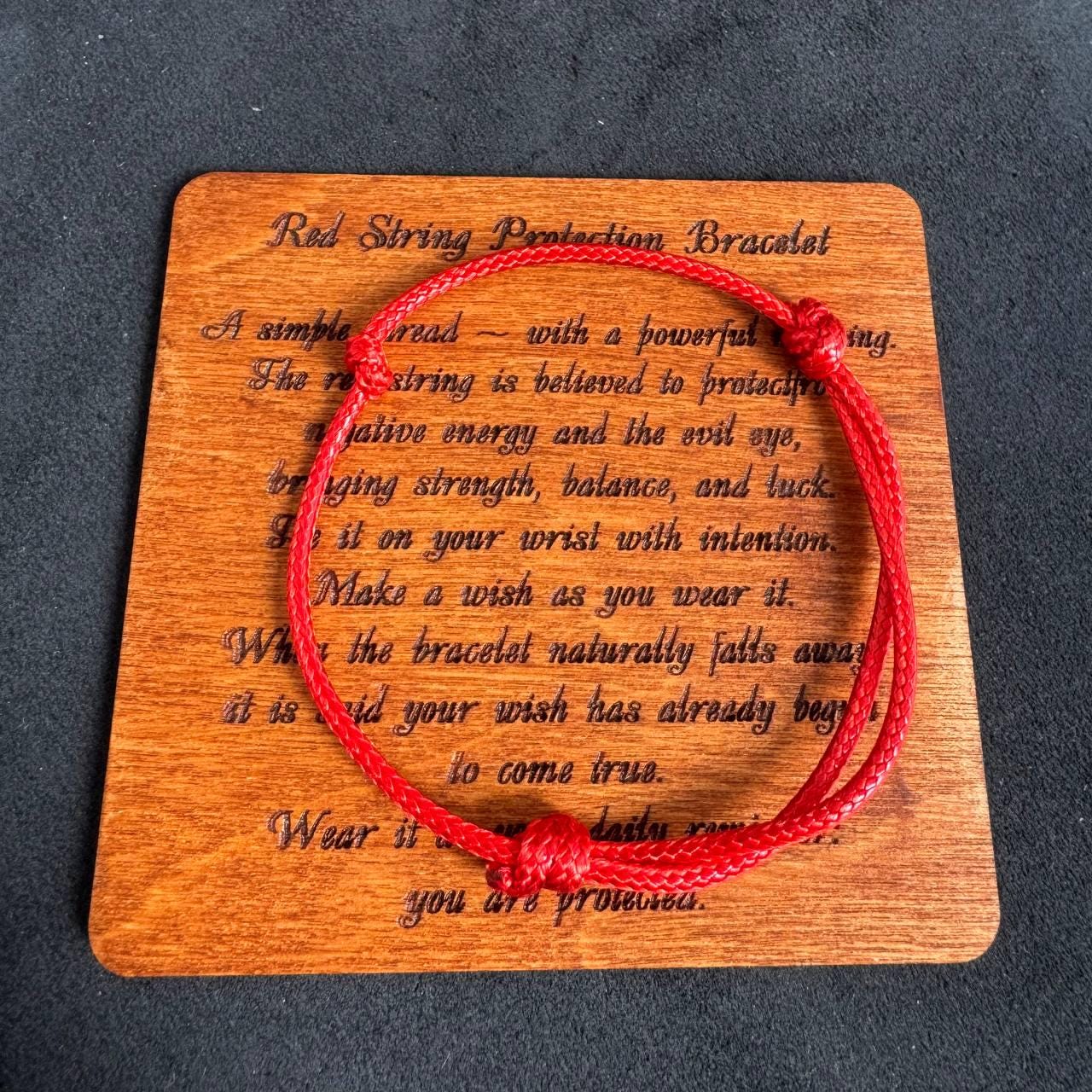 Red String Protection Bracelet, Lucky Knot Spiritual Amulet Gift