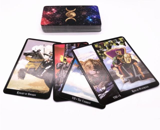 Tarot of the Witches Deck with Wooden Box & Spread Board