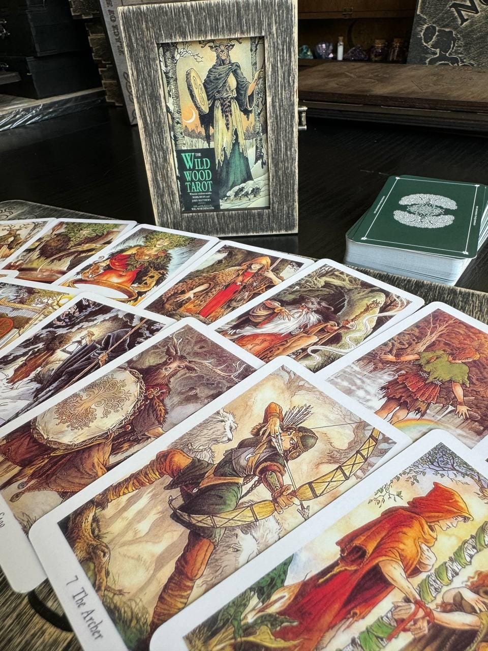Wild Wood Tarot Deck with Wooden Box & Spread Board