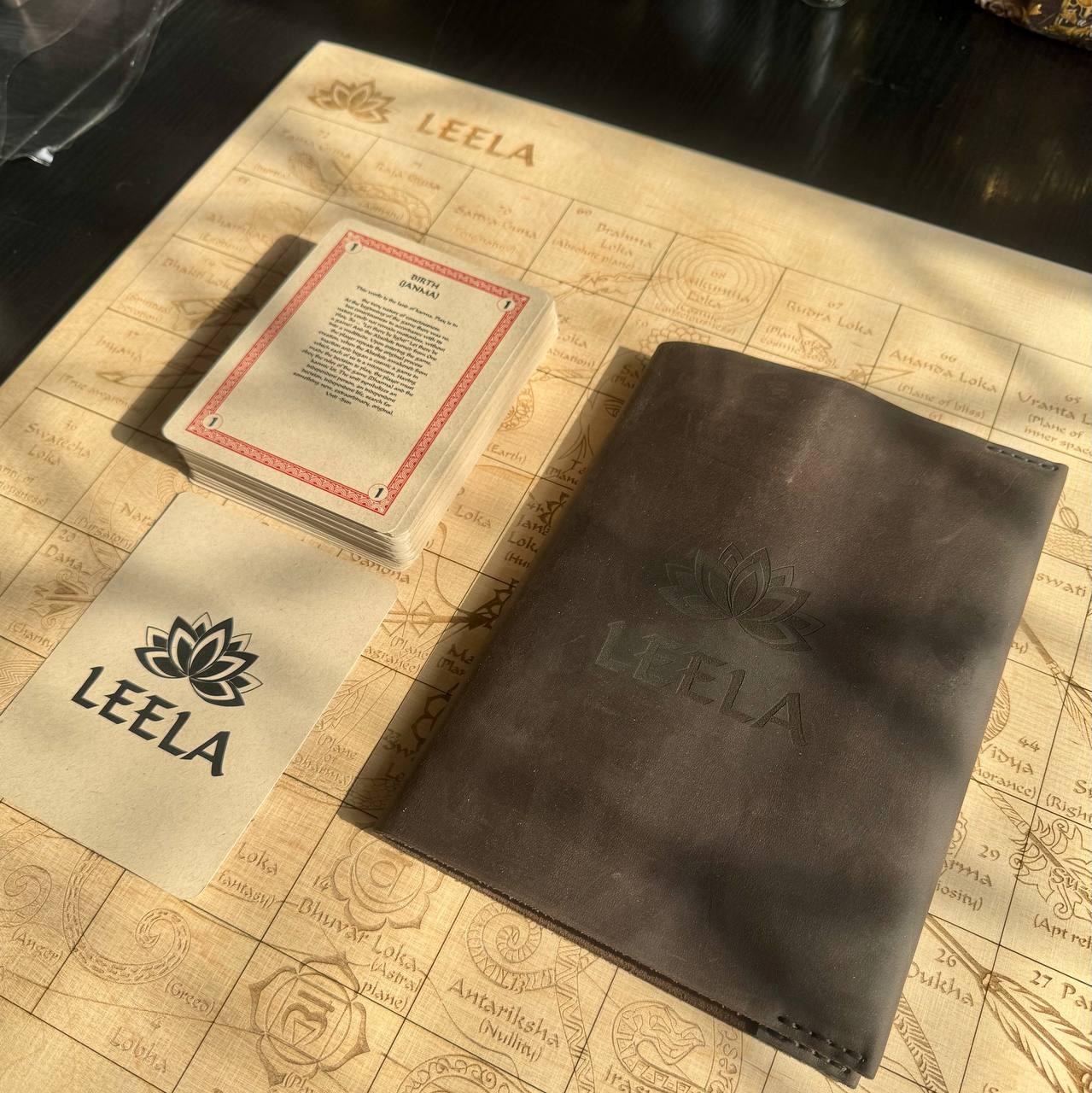 Leela Game Book – Spiritual Board Game Guide | Harish Johari Leather Edition