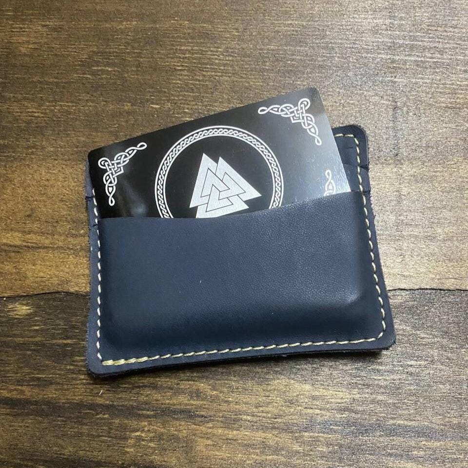 Student Gift Amulet – Runic Talisman for Exams | Laser Engraved Aluminum Card