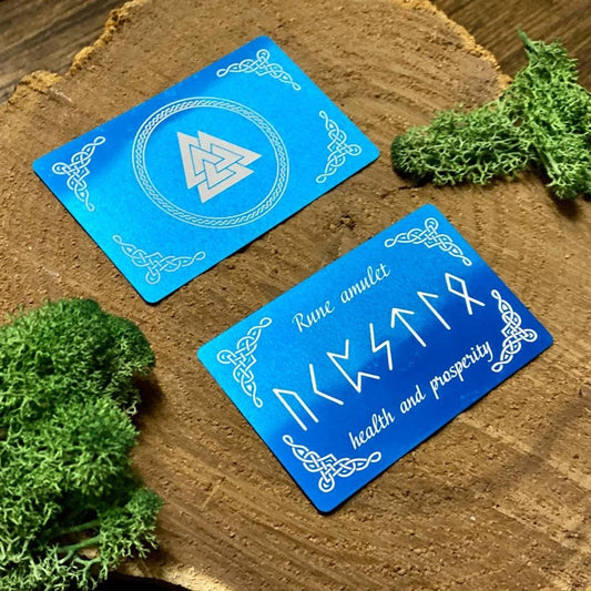 Runic Amulet: Celtic Health & Prosperity Talisman