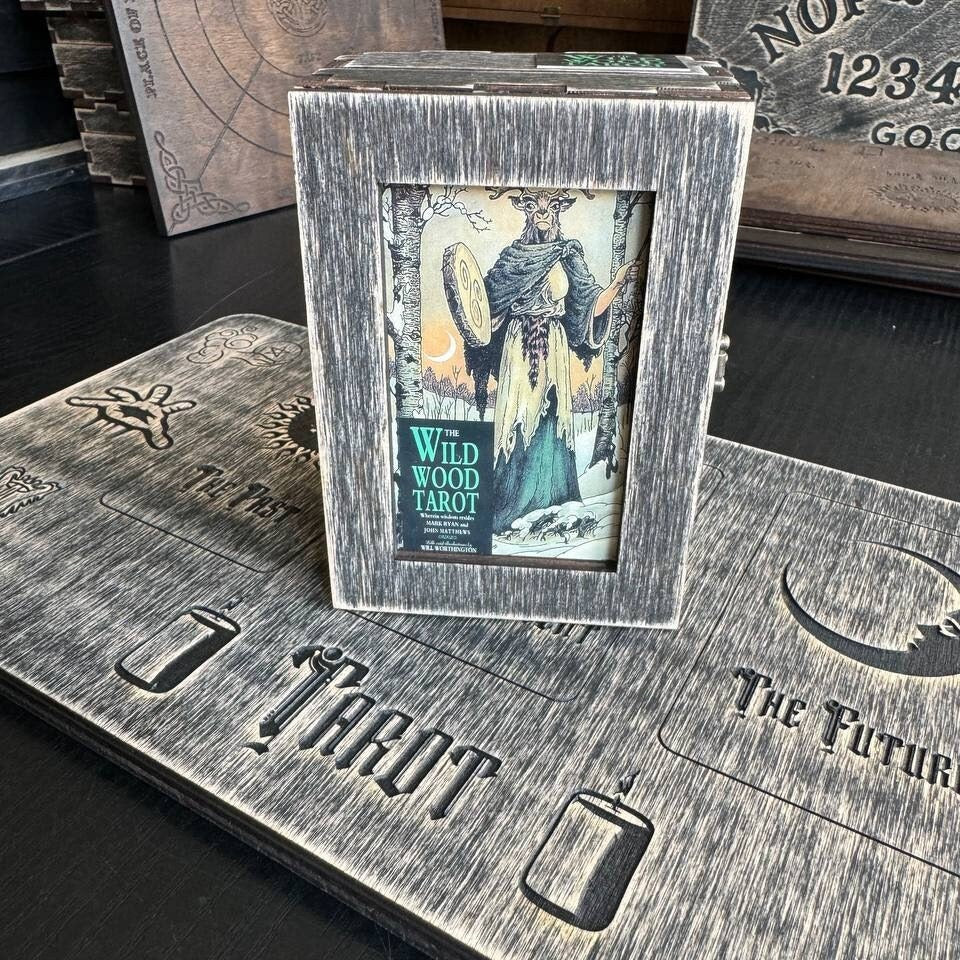 Wild Wood Tarot Deck with Wooden Box & Spread Board