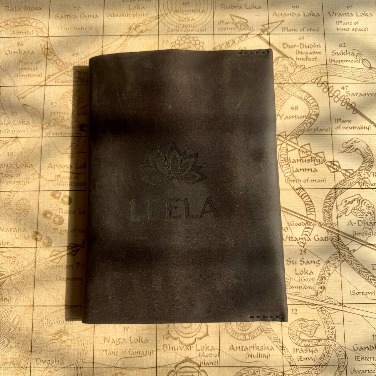 Leela Game Book – Spiritual Board Game Guide | Harish Johari Leather Edition