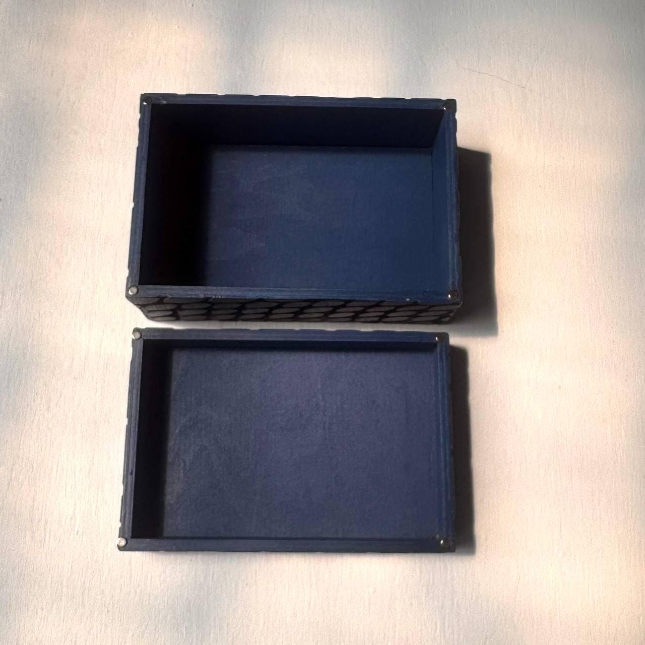 Blue Reptile Tarot Box – Wooden Tarot & Crystal Storage Case