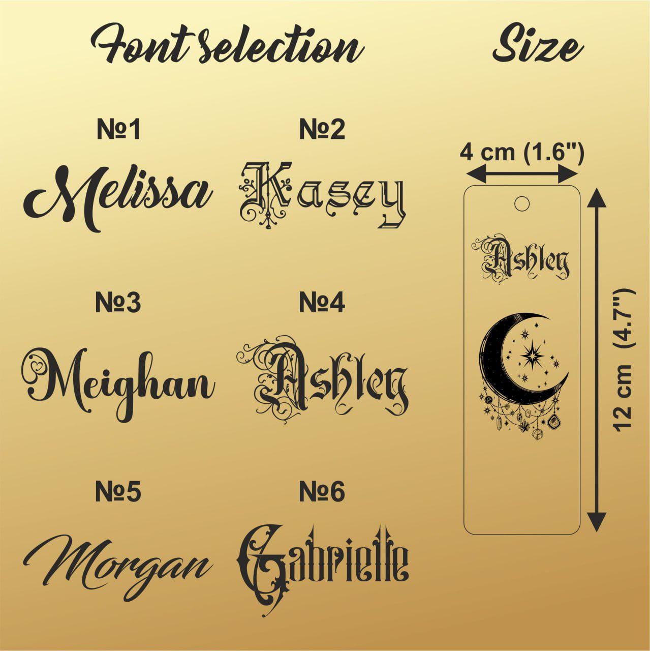 Personalized Wooden Bookmark, Custom Engraved Reader Gift