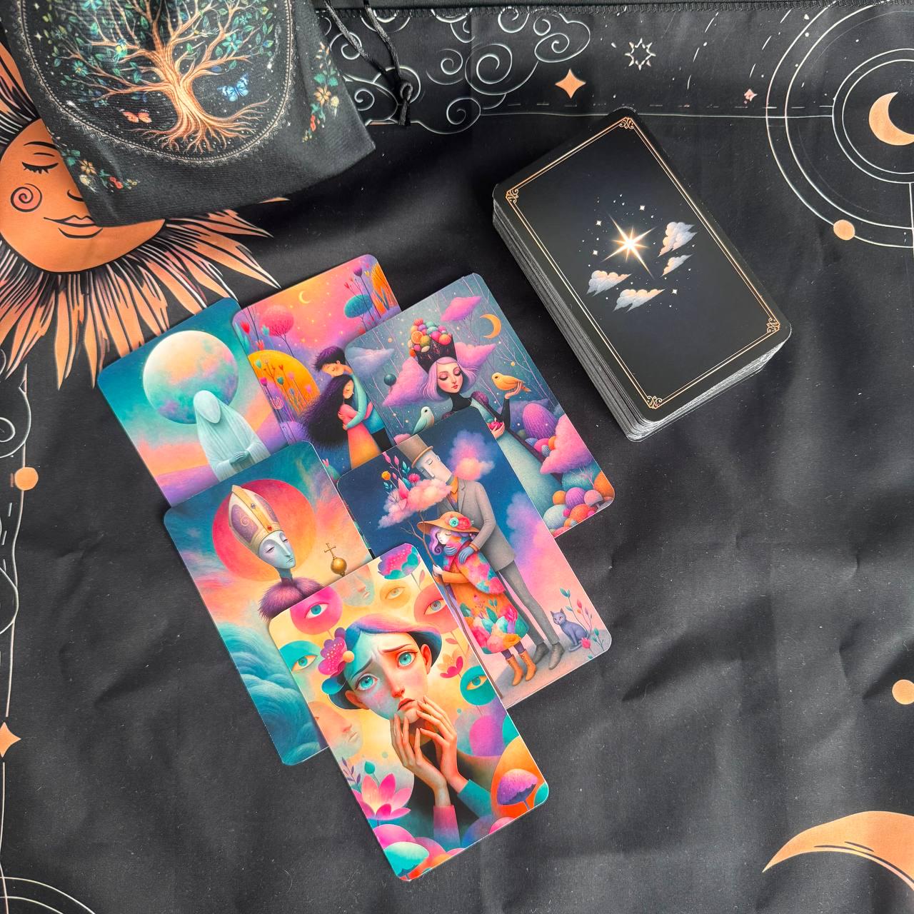 Metaphorical Association Cards | Counseling Support Cards and Art Therapy Deck for Group Work