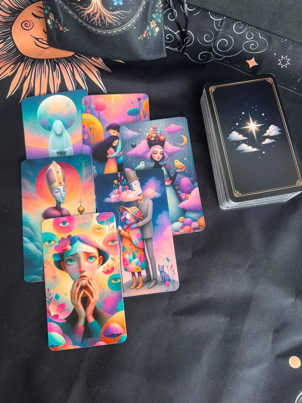 Metaphorical Association Cards | Counseling Support Cards and Art Therapy Deck for Group Work