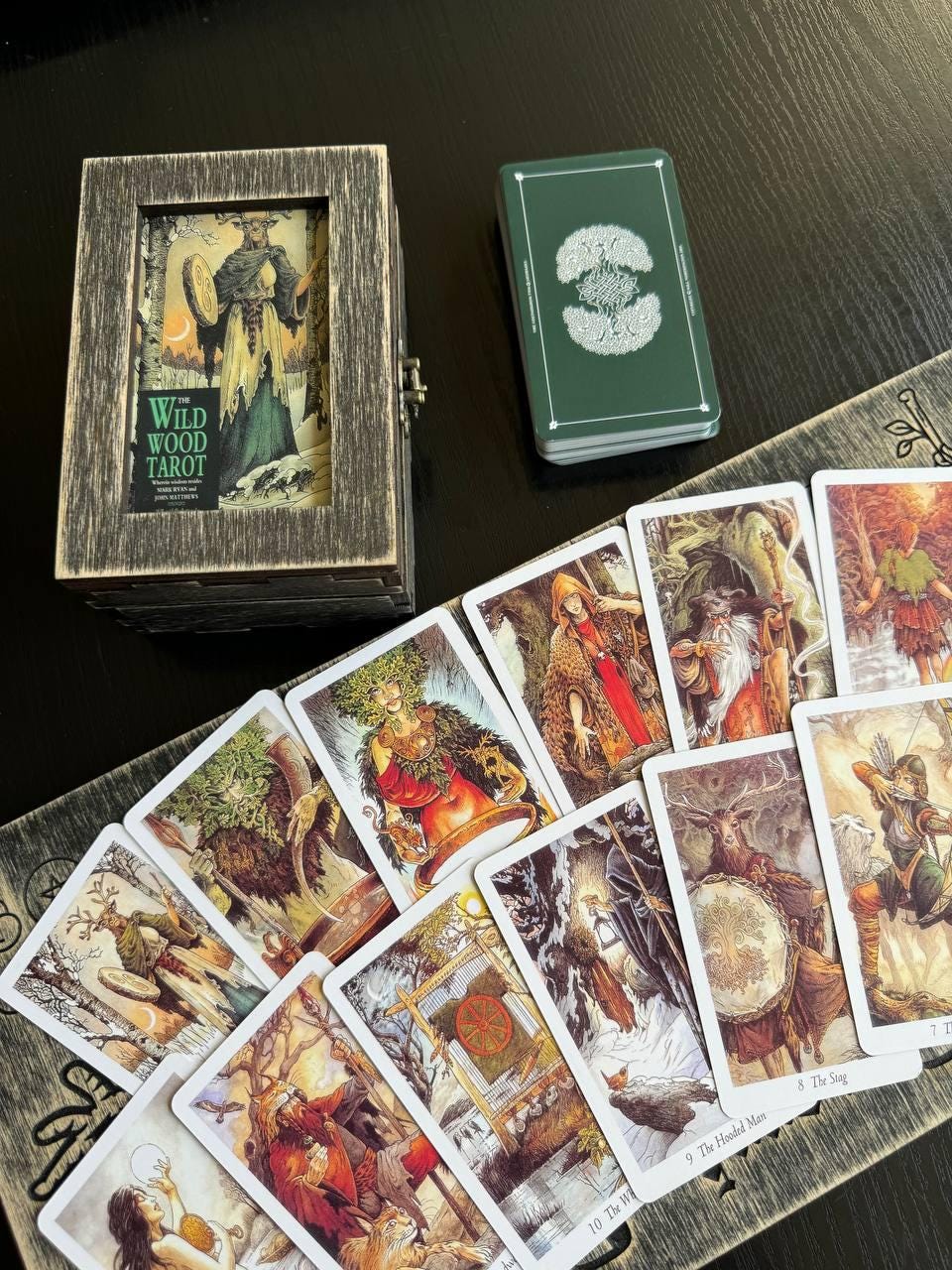 Wild Wood Tarot Deck with Wooden Box & Spread Board