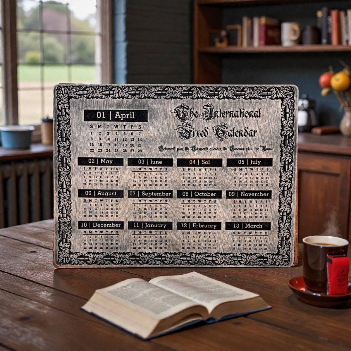 13 Month Calendar – International Fixed Calendar, Cotsworth Calendar Explained