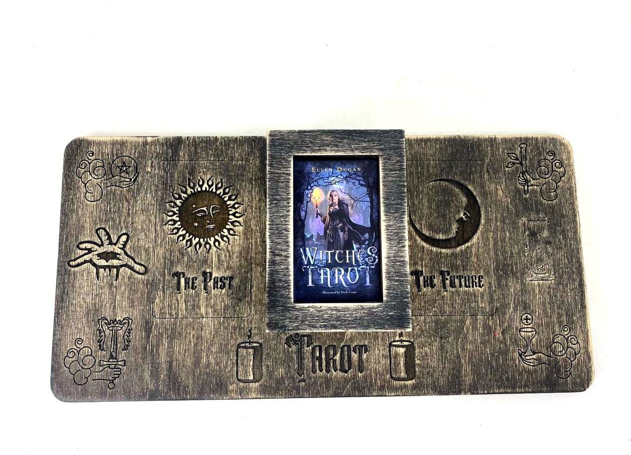 Tarot of the Witches Deck with Wooden Box & Spread Board