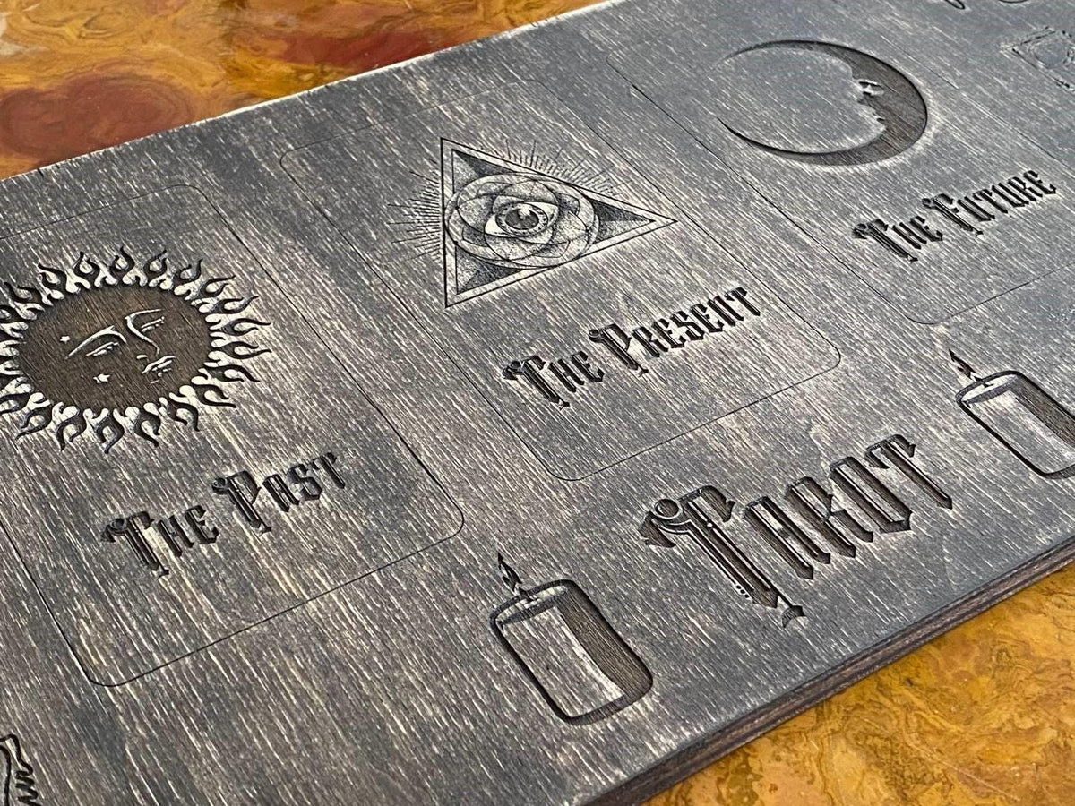 Animal Tarot Deck with Wooden Box & Spread Board