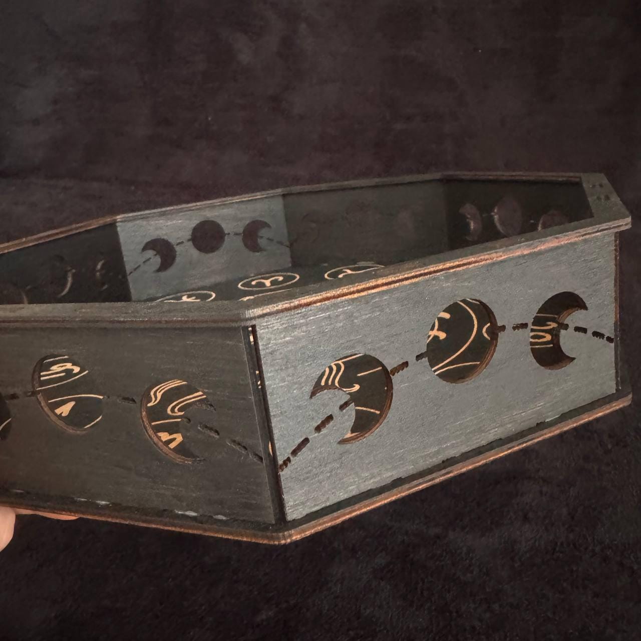 Zodiac Altar Tray, Sun Moon Astrology Witchcraft Decor