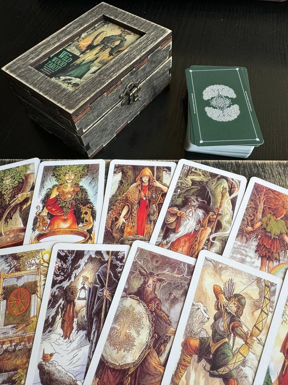Wild Wood Tarot Deck with Wooden Box & Spread Board
