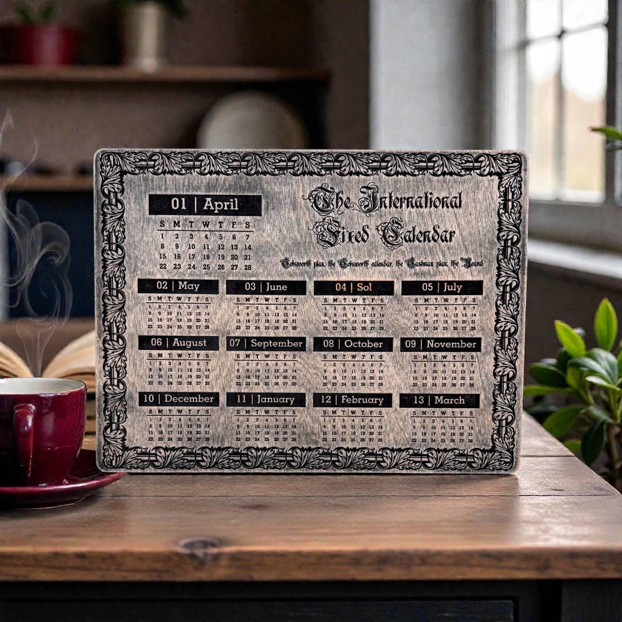 13 Month Calendar – International Fixed Calendar, Cotsworth Calendar Explained