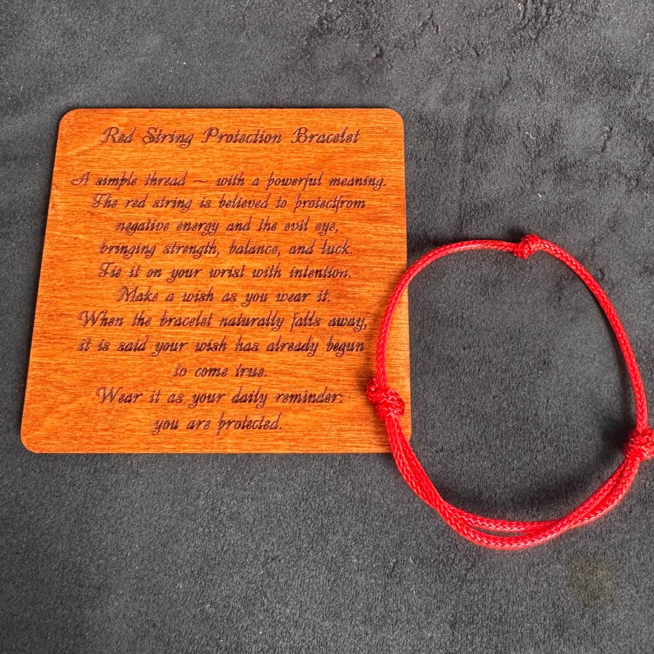 Red String Protection Bracelet, Lucky Knot Spiritual Amulet Gift