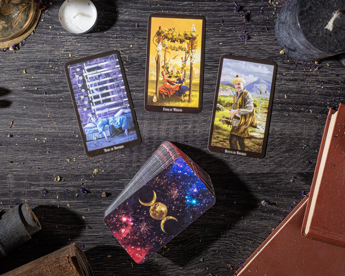 Tarot of the Witches Deck with Wooden Box & Spread Board