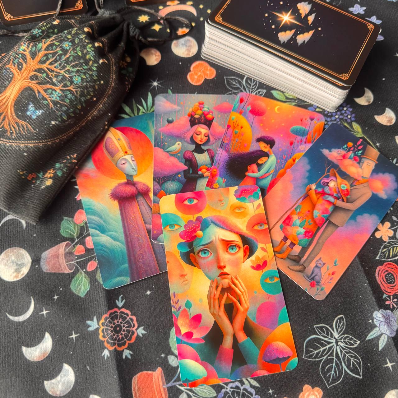 Metaphorical Association Cards | Counseling Support Cards and Art Therapy Deck for Group Work