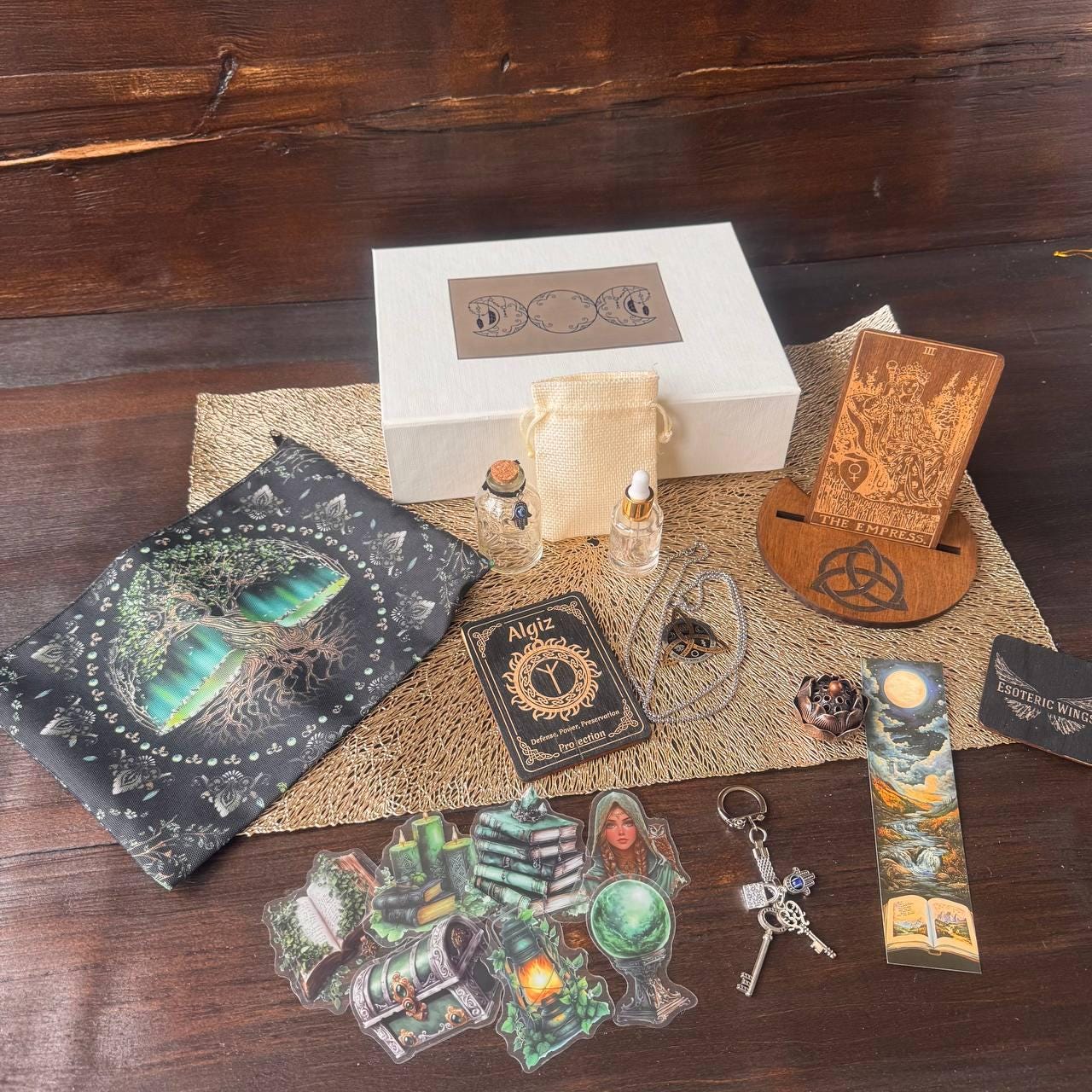 Esoteric Mystery Box | Handcrafted Witchcraft Surprise Box & Tarot Gift Set Collection