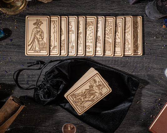 Tarot de Marseille Major Arcana deck with classic vintage illustrations