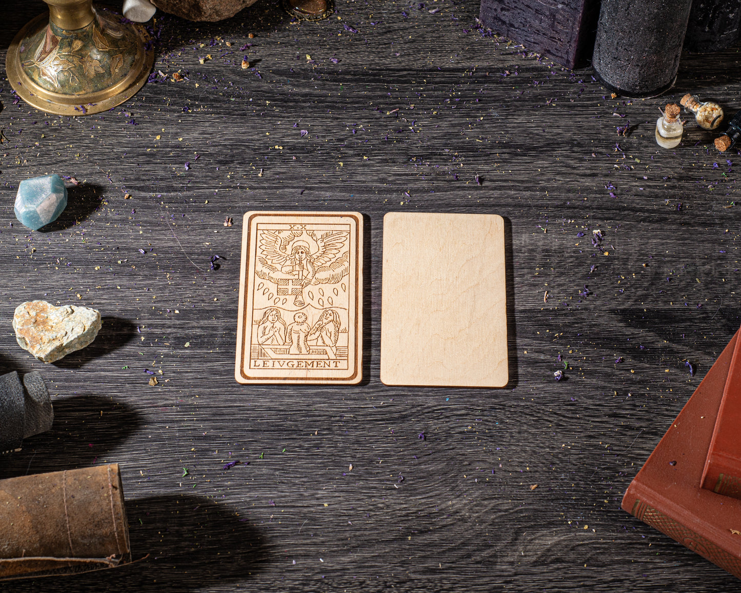 Major Arcana tarot cards layout for intuitive guidance