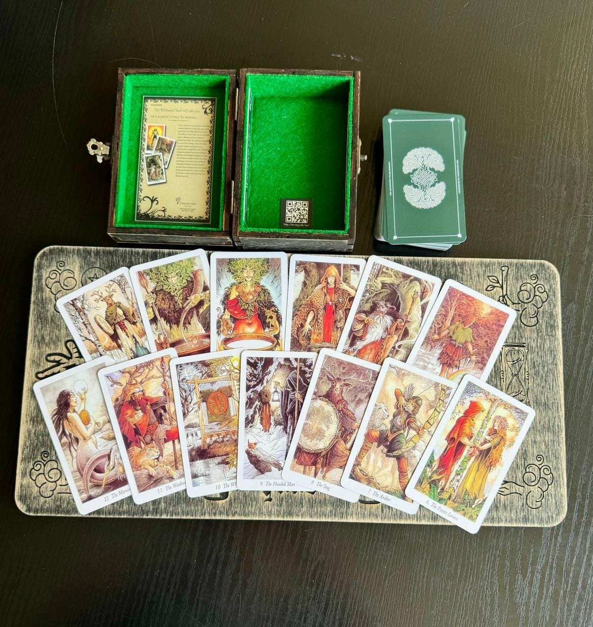 Wild Wood Tarot Deck with Wooden Box & Spread Board