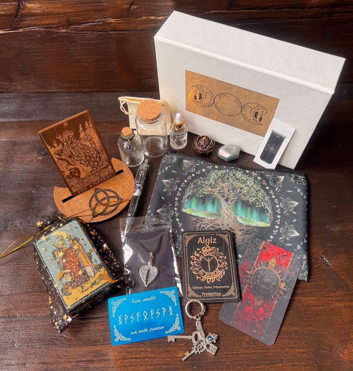 Esoteric Mystery Box | Handcrafted Witchcraft Surprise Box & Tarot Gift Set Collection