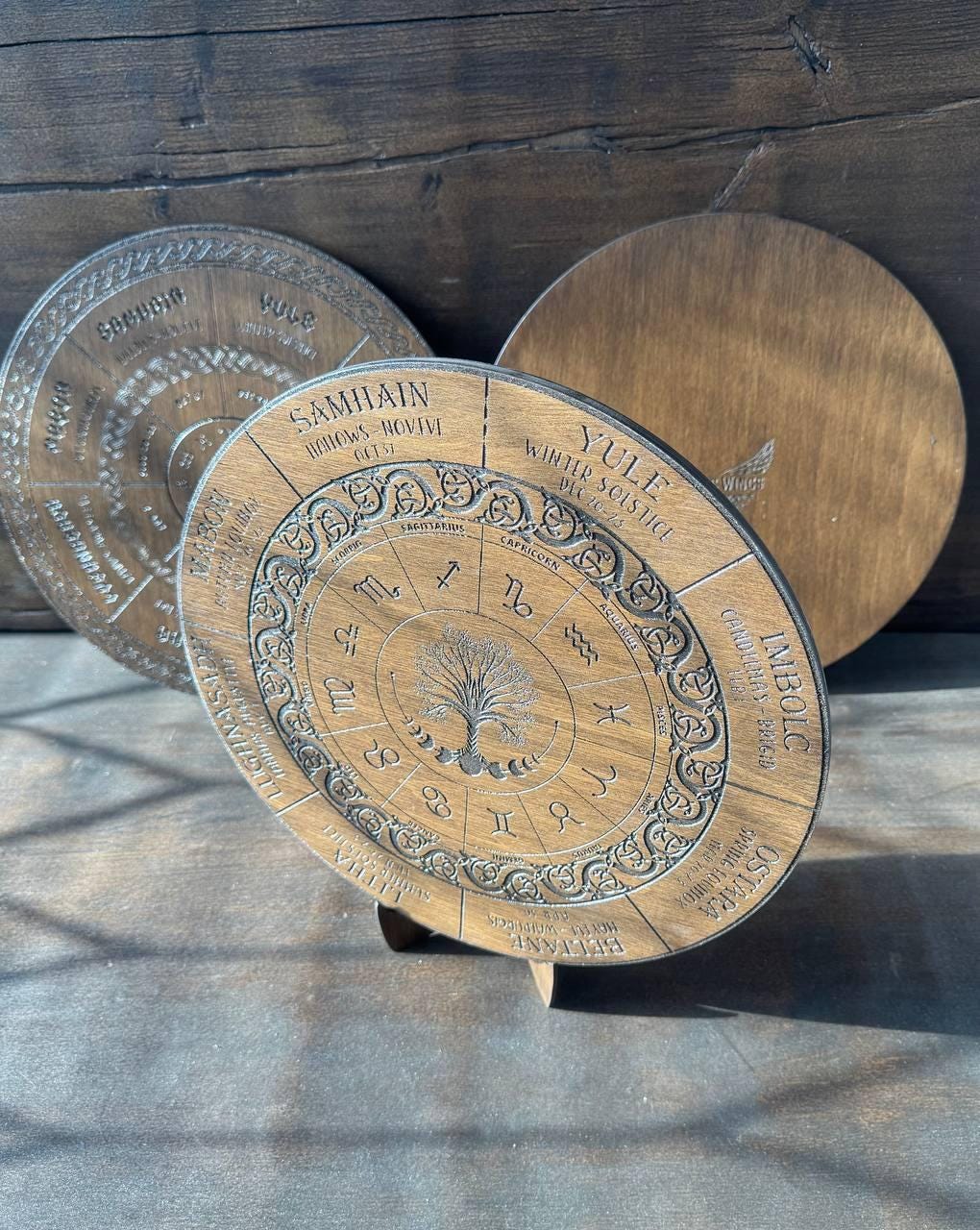 Celtic Tree Calendar: Wiccan Wheel of Life, Pagan Decor