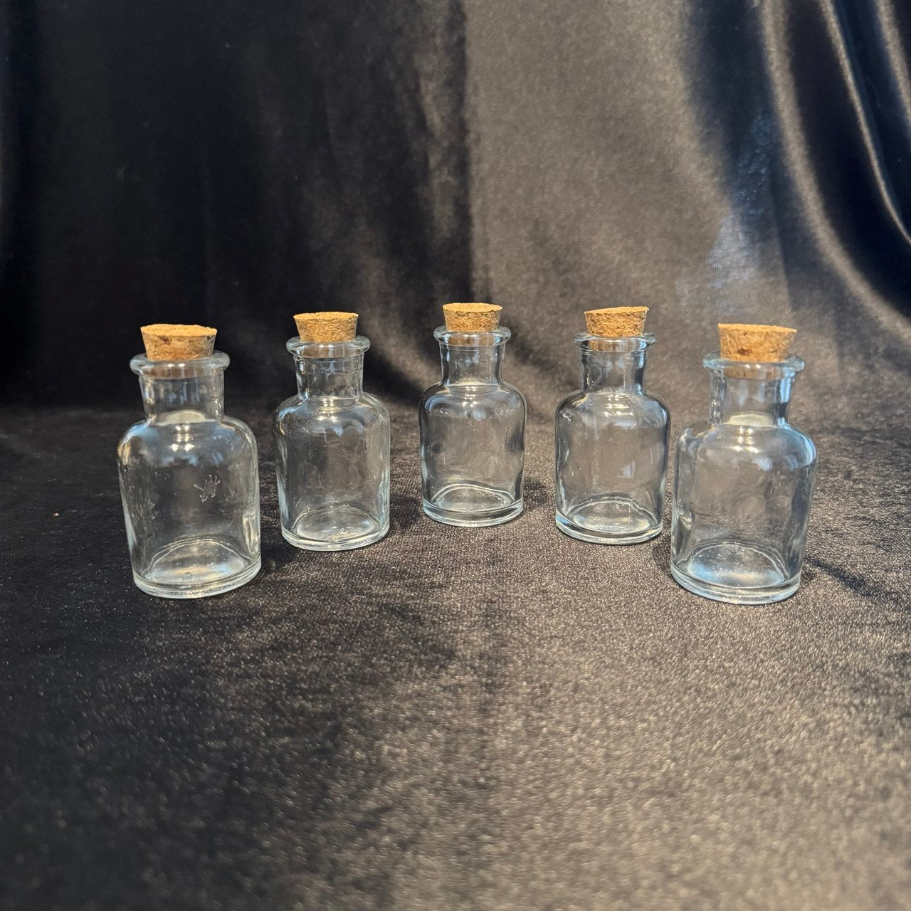 Glass spell jars for altar and spiritual use