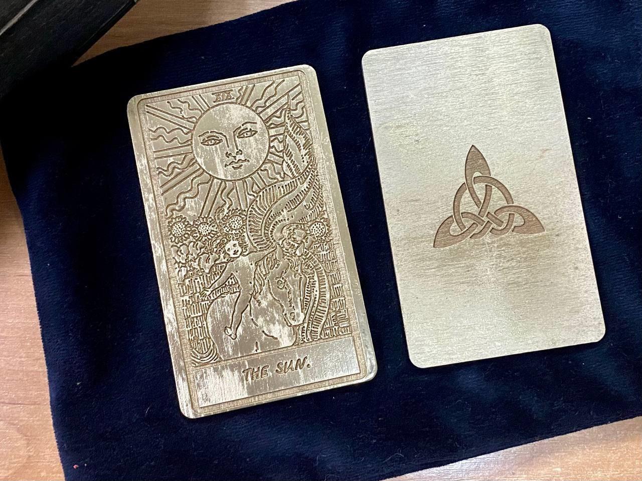 Card of the Day Wooden Tarot Rider–Waite–Smith Daily Guidance Card