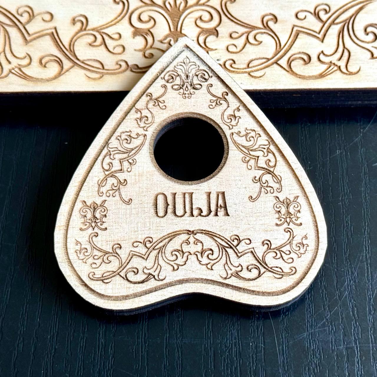 Wooden Ouija Board with Planchette, Witchcraft & Mysticism Tool, Witchy Gift, talking board