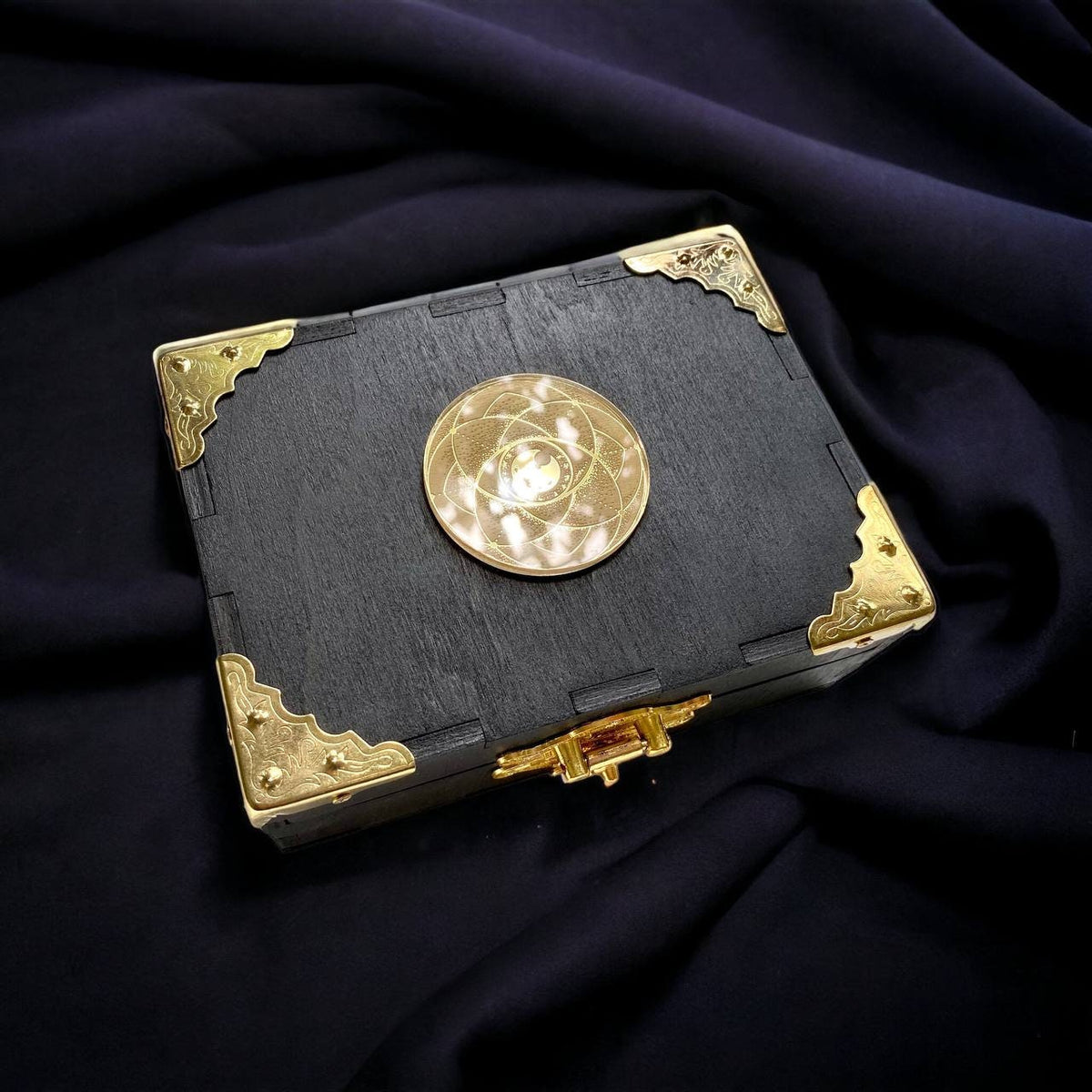 Gold Foil Rider Waite Smith Tarot Deck with Personalized Box