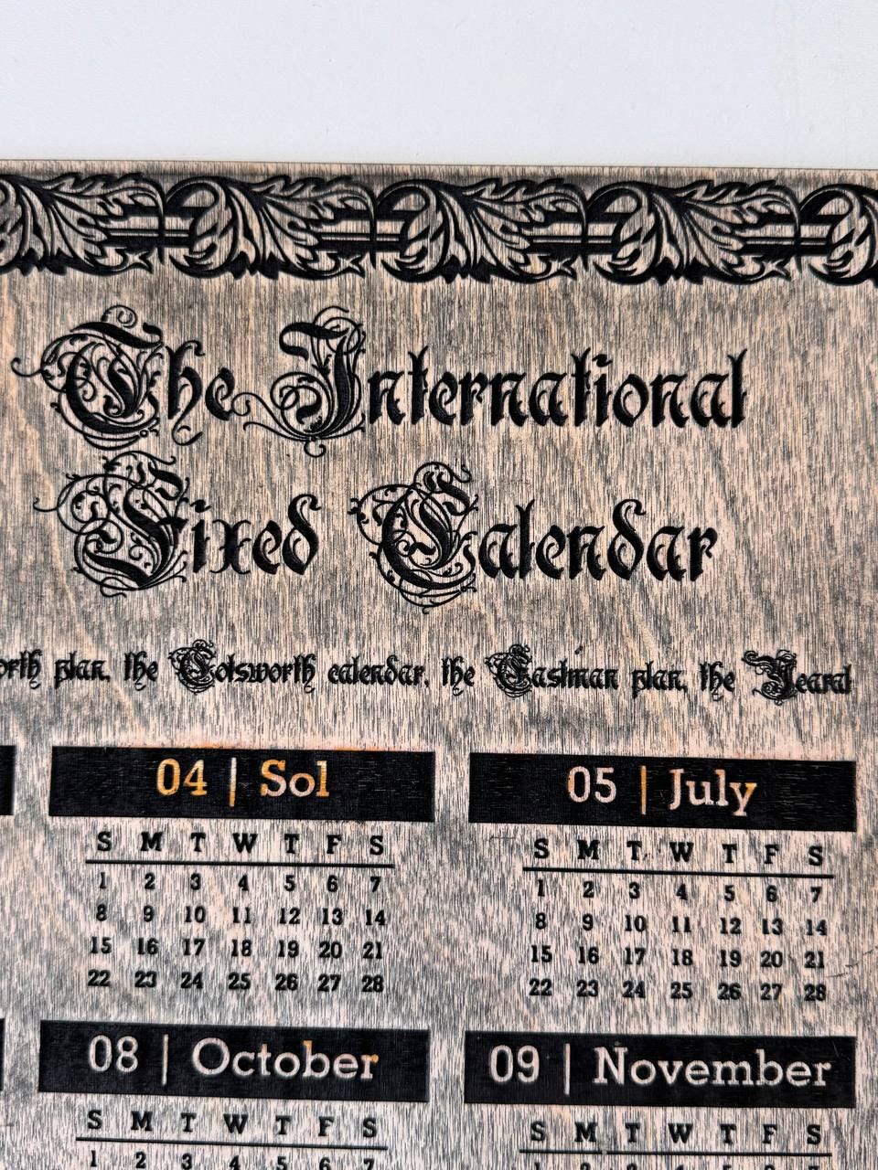 13 Month Calendar – International Fixed Calendar, Cotsworth Calendar Explained