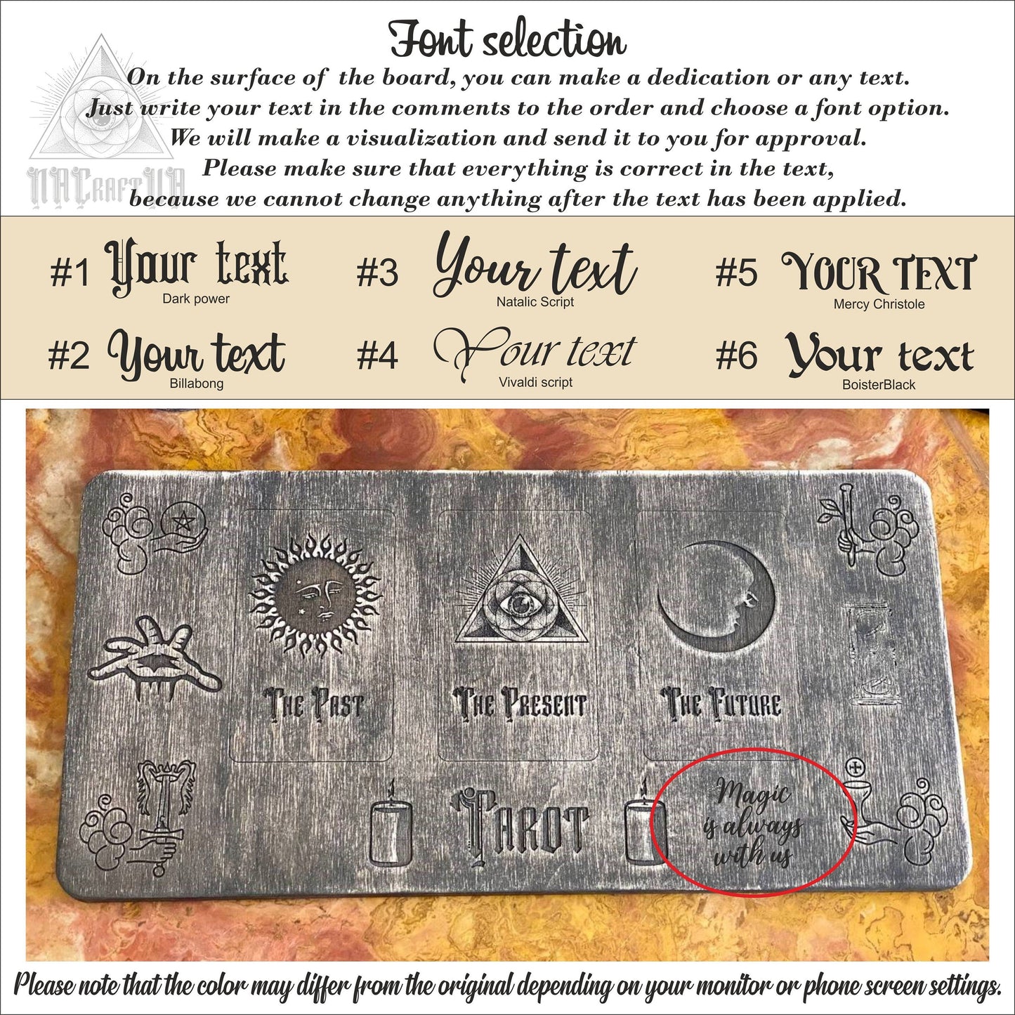 Lucid Dreams Tarot Deck with Wooden Box & Board
