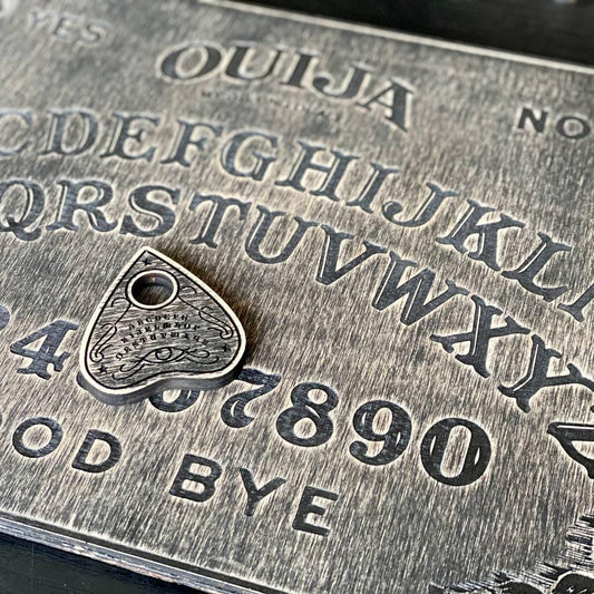 Wooden Ouija Board - Spirit Talking Board With Planchette Included | Mystic Divination Game