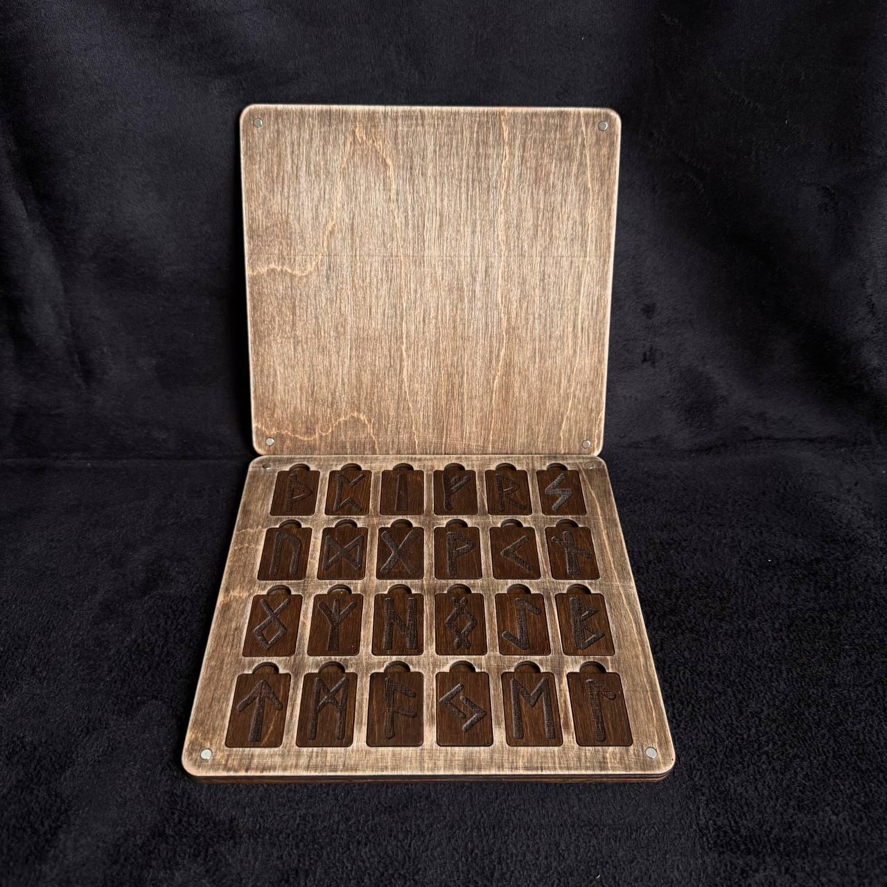Mini Viking Rune Set with Box Pocket Divination Runes Norse Symbols