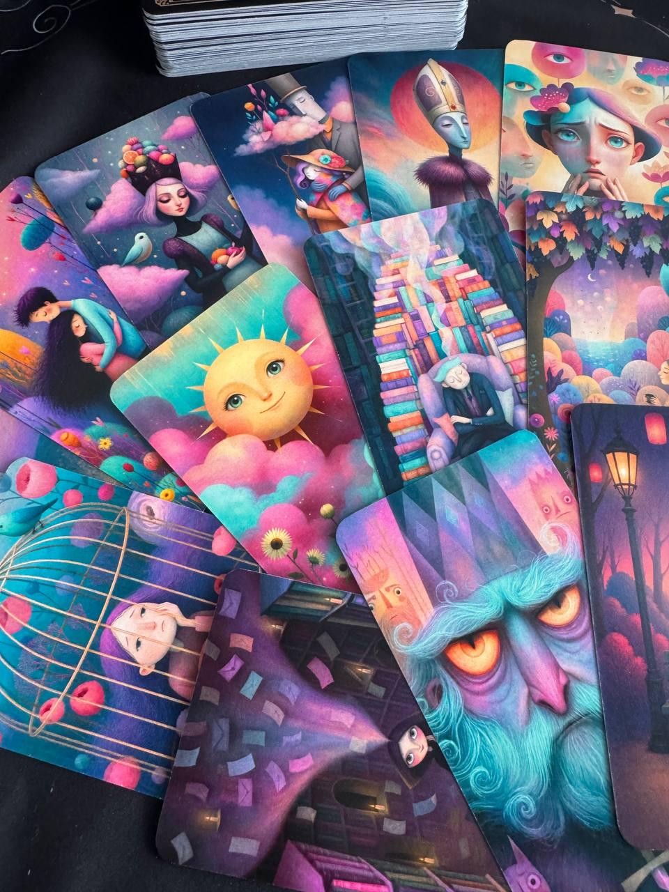Metaphorical Association Cards | Counseling Support Cards and Art Therapy Deck for Group Work