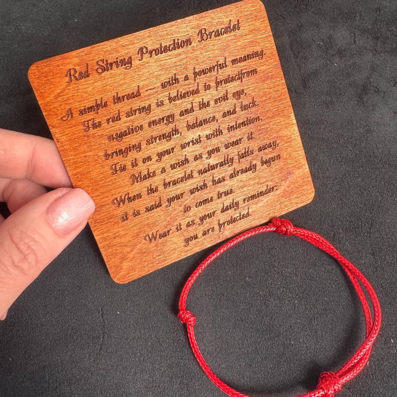 Red String Protection Bracelet, Lucky Knot Spiritual Amulet Gift